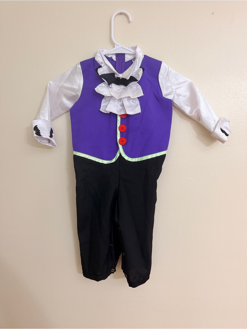 Purple & Black Dracula Costume 6-12M